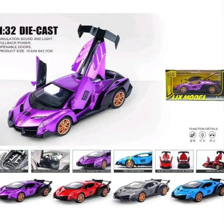 1:32 Lamborghini Veneno die cast metal model car collectible KidKat free shipping