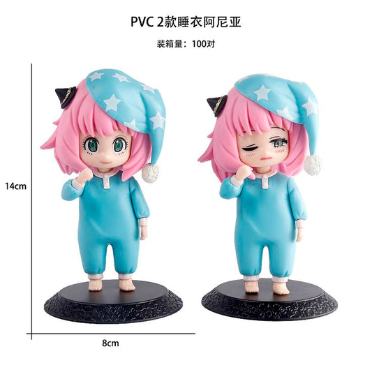 Anya night dress set of 2 Spy × Family action figures – KidKat
