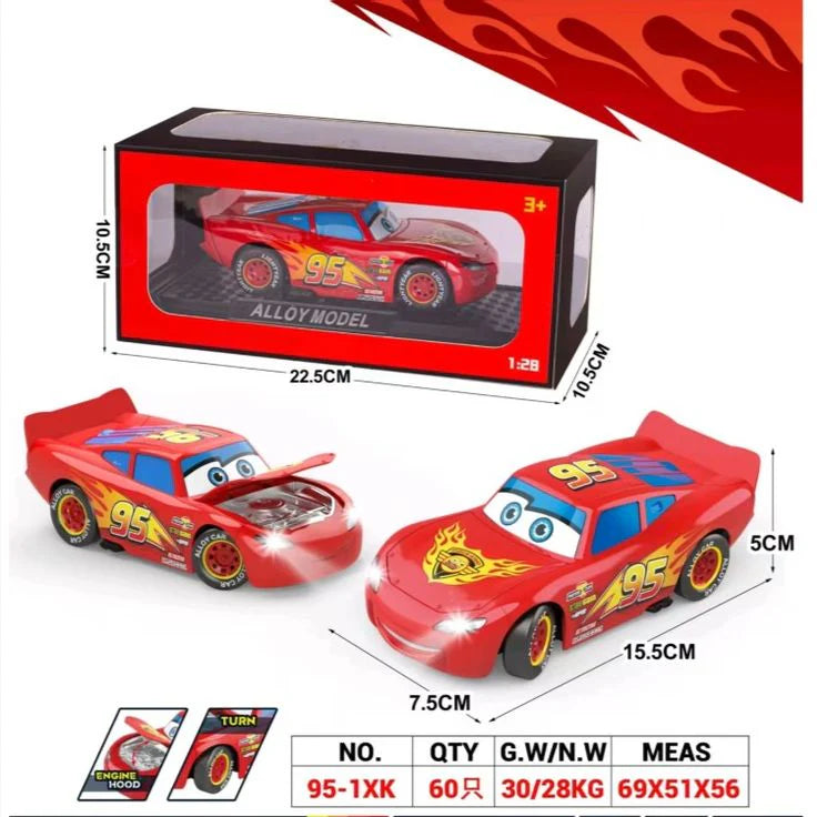Lightning MacQueen 16 cm metal toy car model for kids and collectors – KidKat