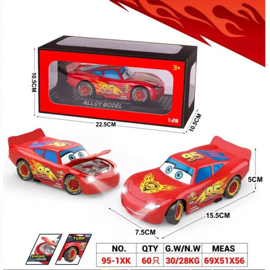 Lightning MacQueen 16 cm metal toy car model for kids and collectors – KidKat