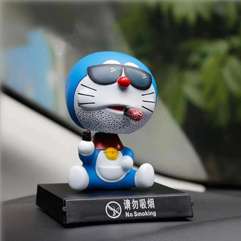 Doremon Smoking Bobblehead figure – Kidkat