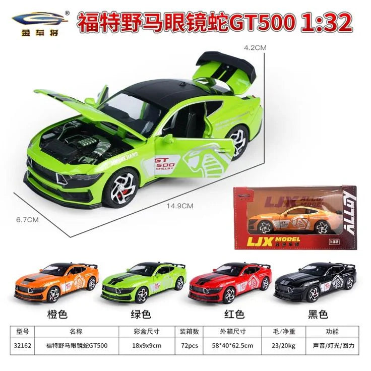 1:32 Ford Mustang GT500 die cast metal model car collectible KidKat free shipping