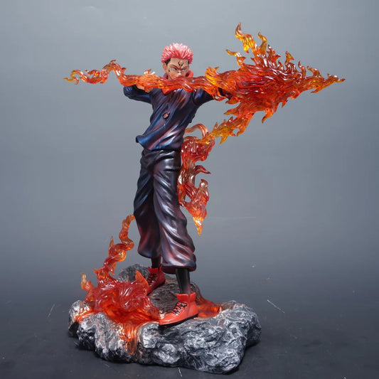 Gojo red hair throwing fire 30 cm Jujutsu Kaisen anime figure – KidKat