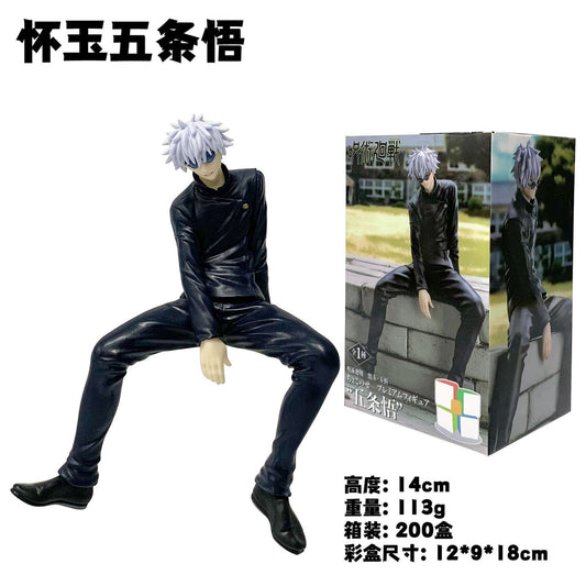Gojo sitting pose Jujutsu Kaisen anime figure – KidKat