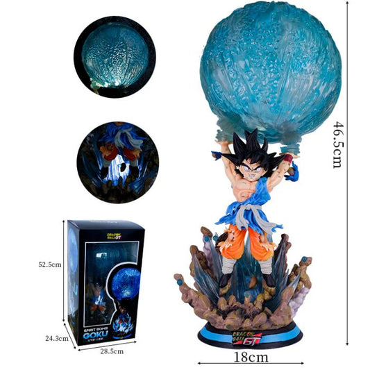 Giant Goku 46.5 Cm holding Earth with Light Dragon Ball Z collectible KidKat
