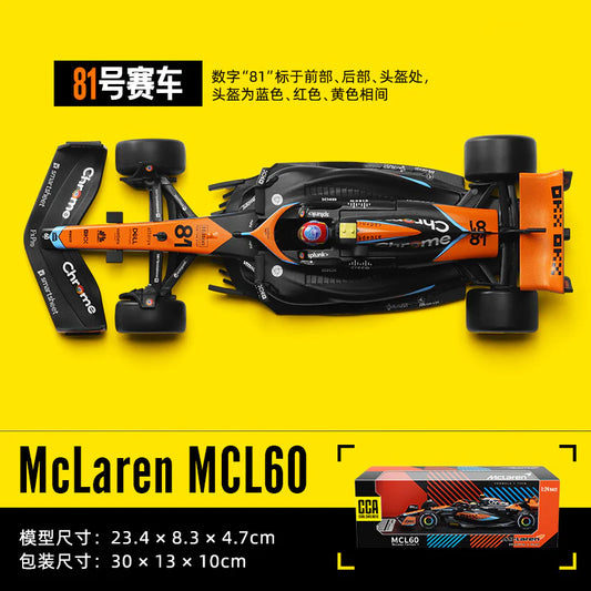 1:24 McLaren F1 MCL60 #81 diecast collectible racing car – KidKat