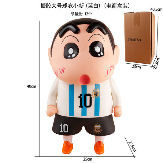 Shin-Chan Messi 41cm premium football action figure
