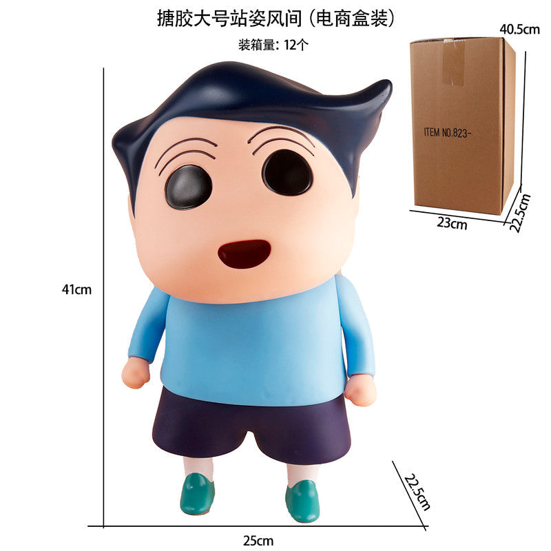 Shin-Chan blue dress action figure 41cm premium display
