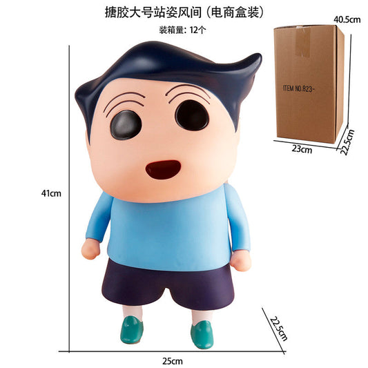 Shin-Chan blue dress action figure 41cm premium display