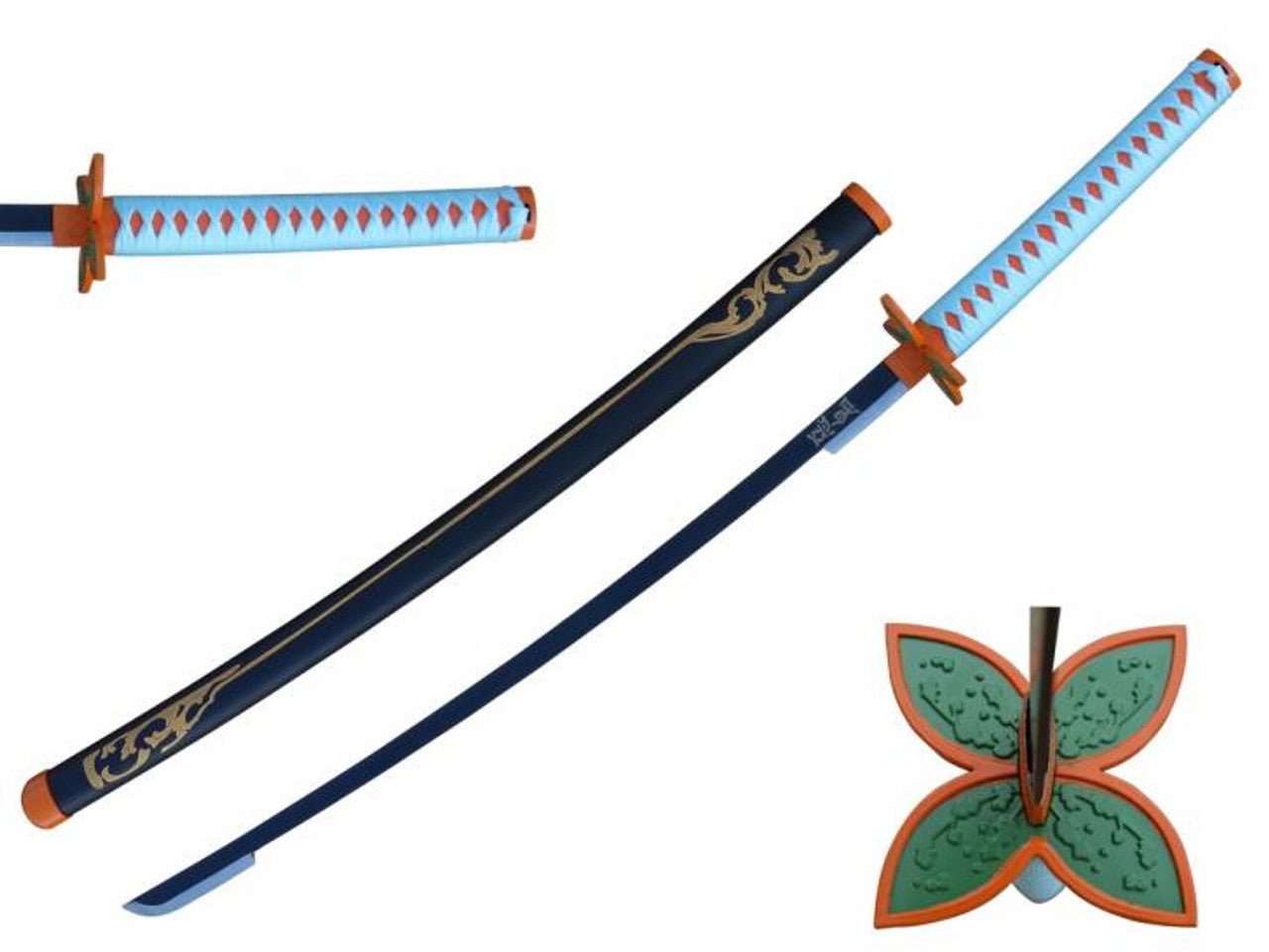 Shinobu Butterfly 104cm wooden katana Demon Slayer cosplay weapon