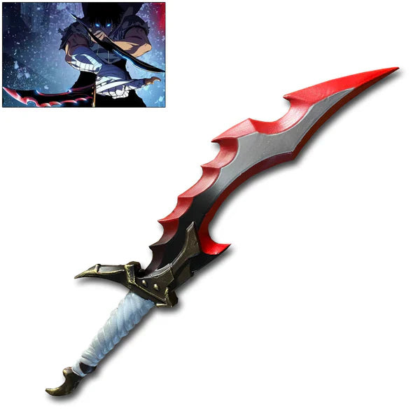 Solo Leveling red 60cm anime sword full-size collectible weapon