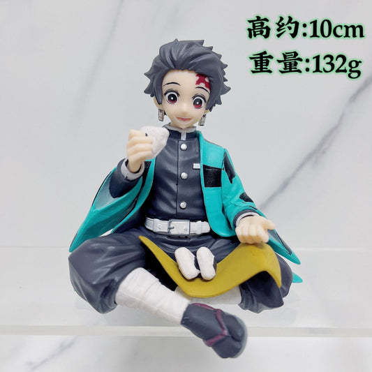 Tanjiro sitting pose Demon Slayer collectible action figure – KidKat