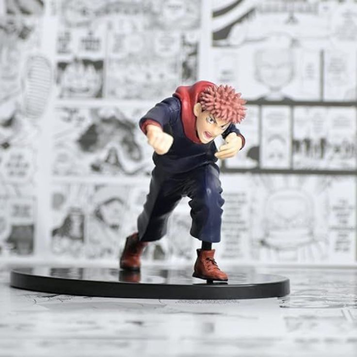 Yuji Itadori punch pose Jujutsu Kaisen collectible action figure – KidKat